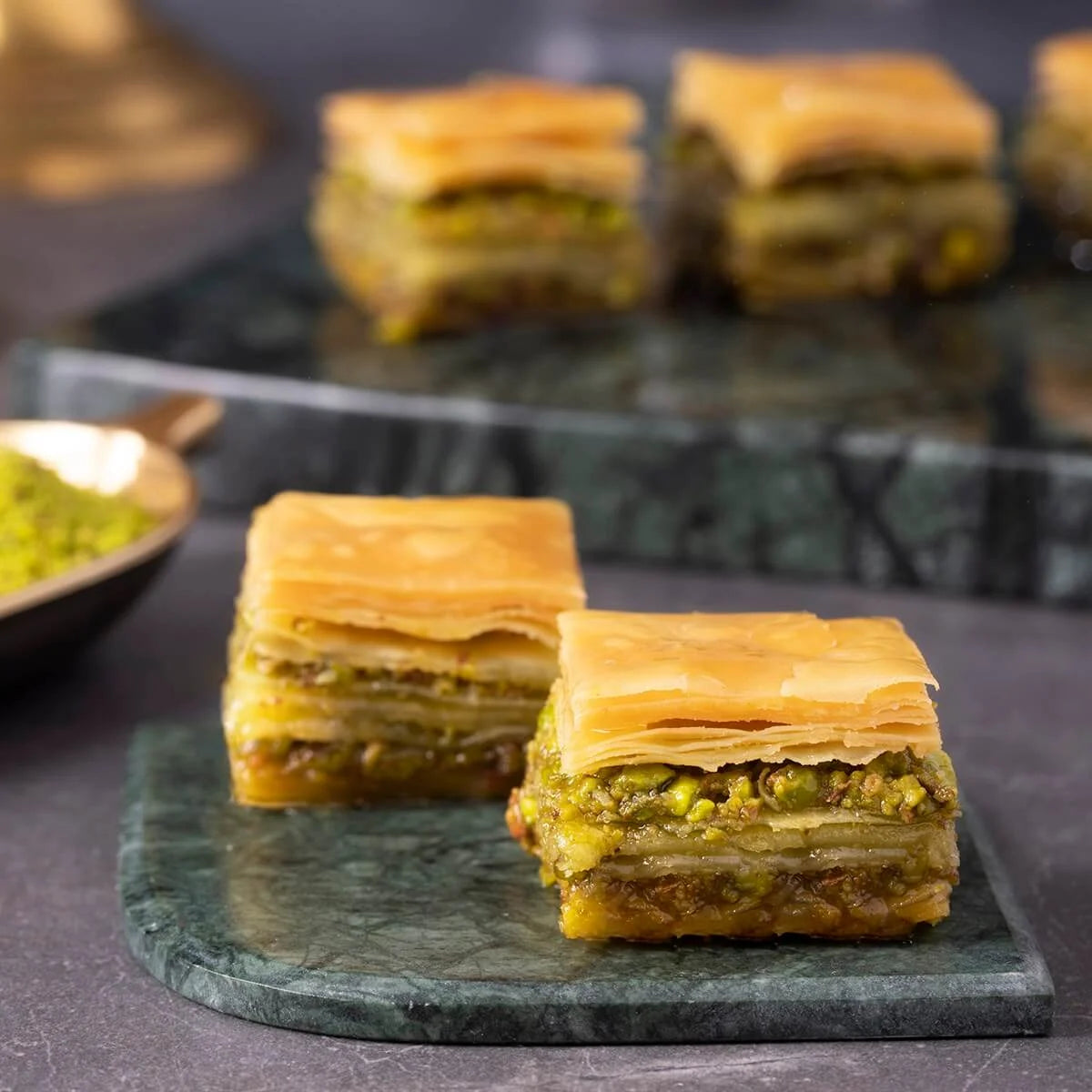 Fresh Gluten Free Baklava with Pistachio