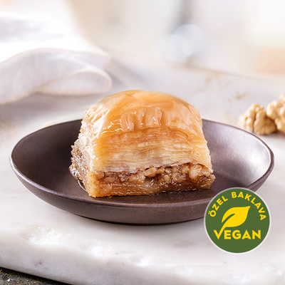 Fresh Vegan Baklava with Walnuts - TurkishTaste.com