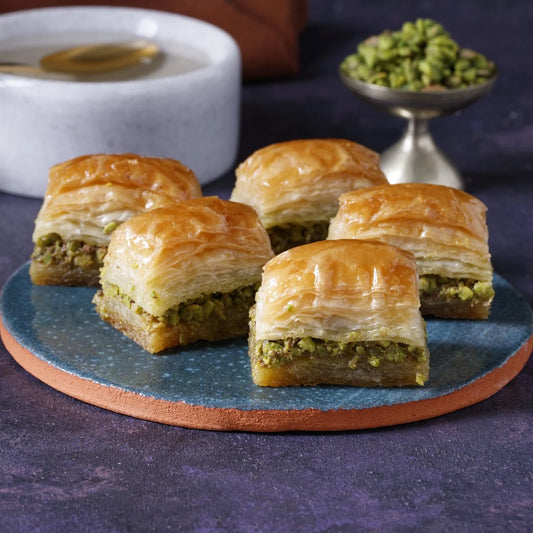 Fresh Diabetic Sugar Free Baklava with Pistachio