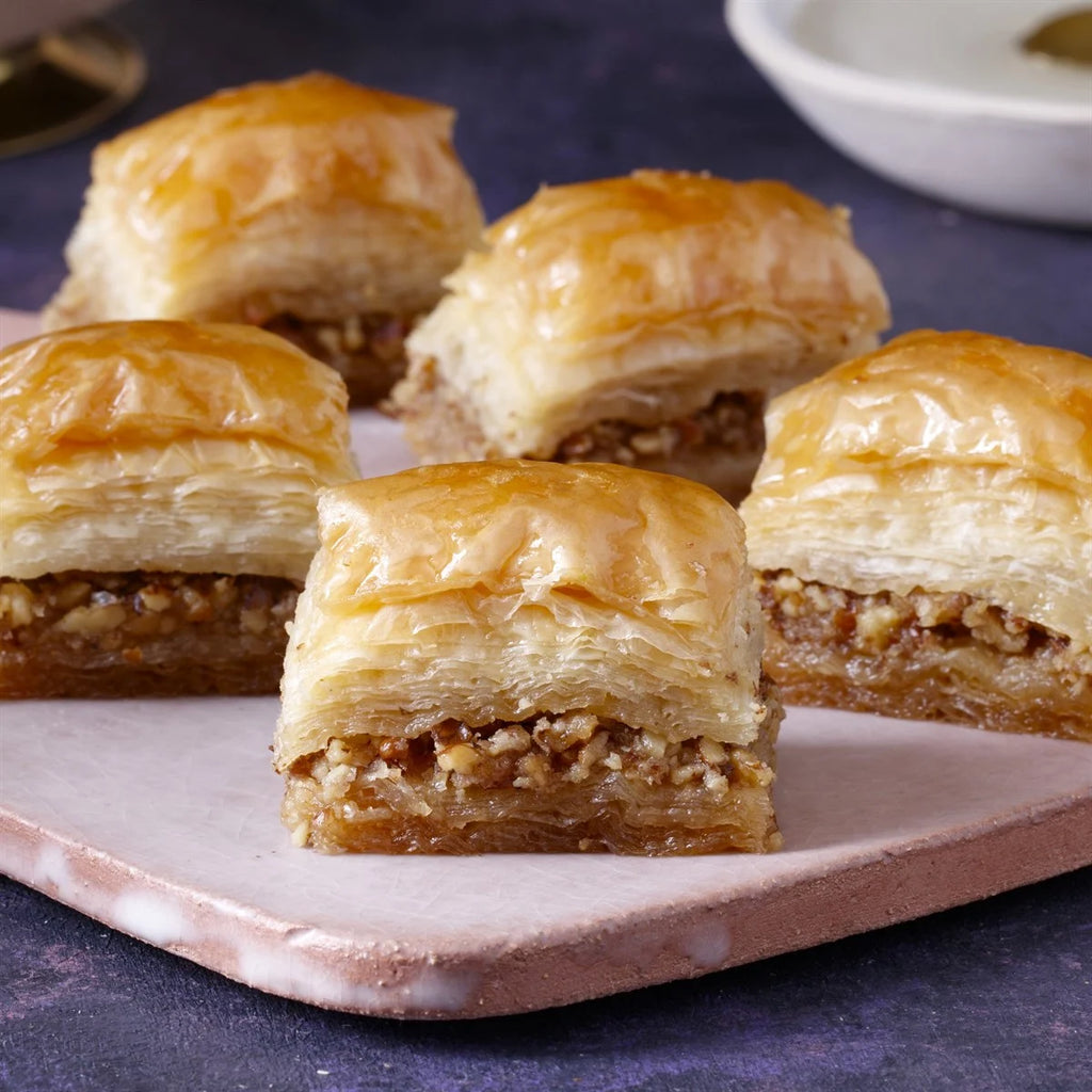 Fresh Diabetic Sugar Free Baklava with Walnuts