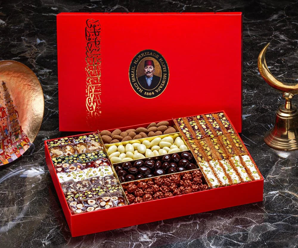 Assorted Premium Turkish Delight and Dragee Box
