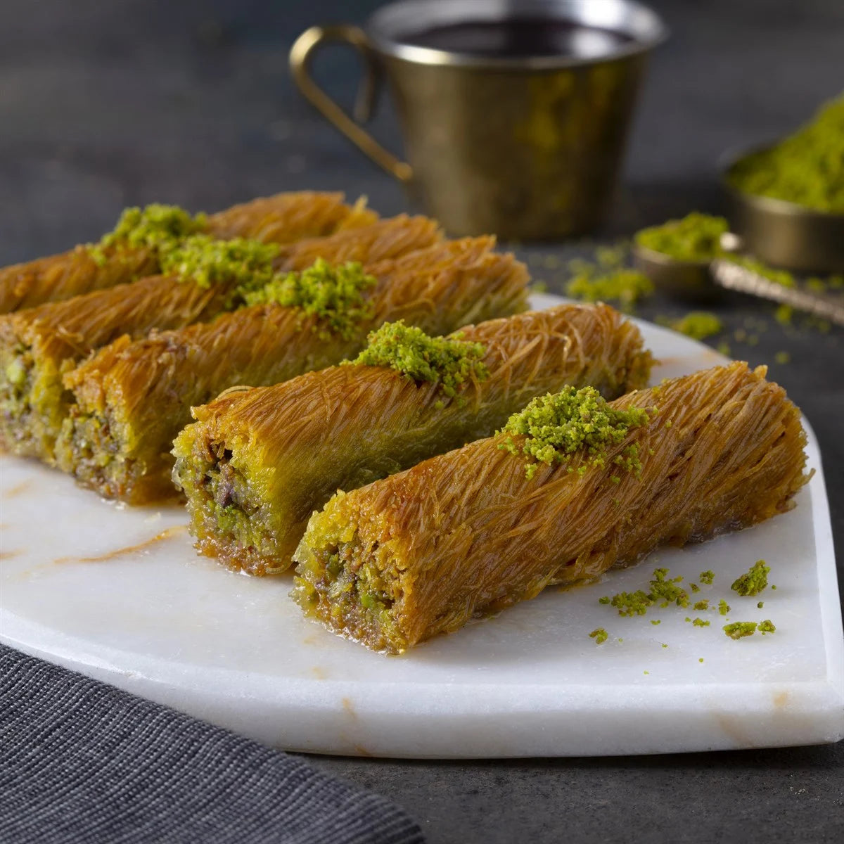 Burma Kadayif with Pistachio