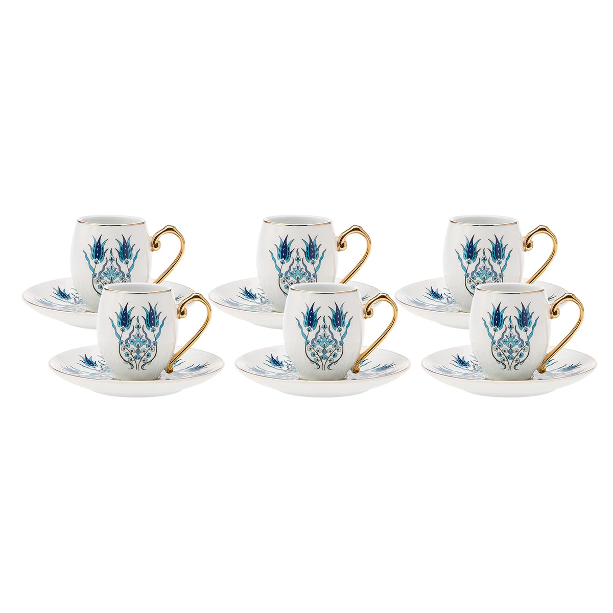 Turkish Coffee Cup Set Iznik Design — 3