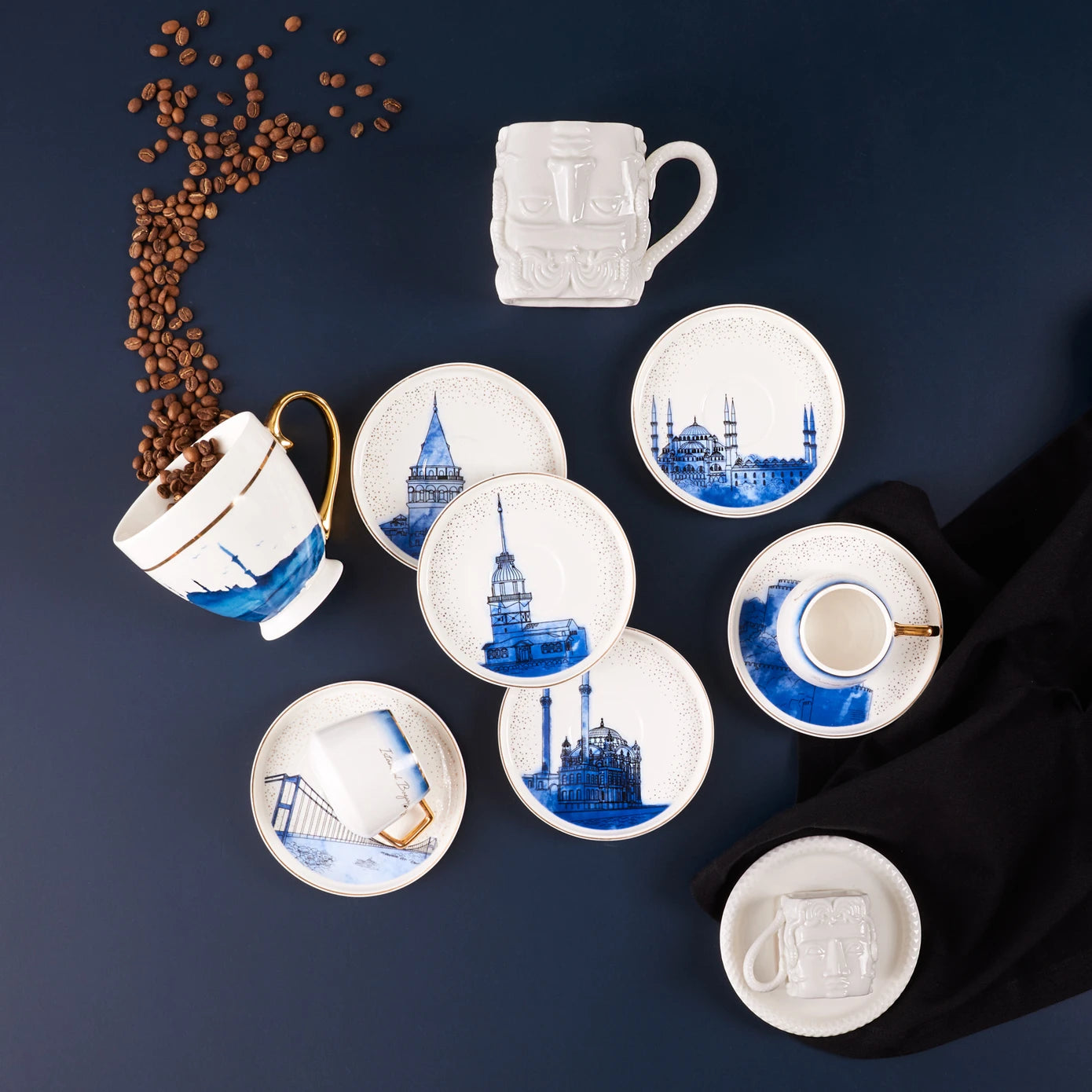 Turkish Coffee Cup Set - Istanbul