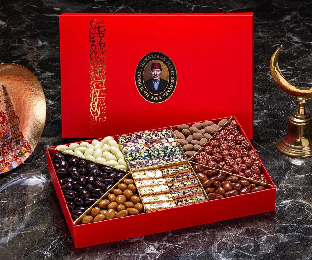 Assorted Premium Turkish Delight and Dragee Box