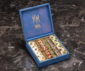 Lux Mixed Turkish Delight Wooden Box