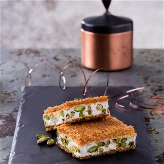 Milky Ottoman Kadayif with Pistachio - TurkishTaste.com