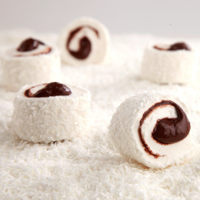 Sultan Turkish Delight with Coconut Covered and Chocolate Filling