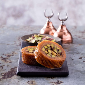 Halep Kadayif with Pistachio - TurkishTaste.com