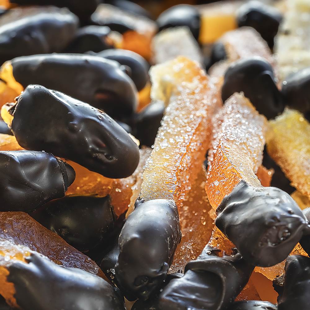 Dark Chocolate Coated Orange Candy - TurkishTaste.com