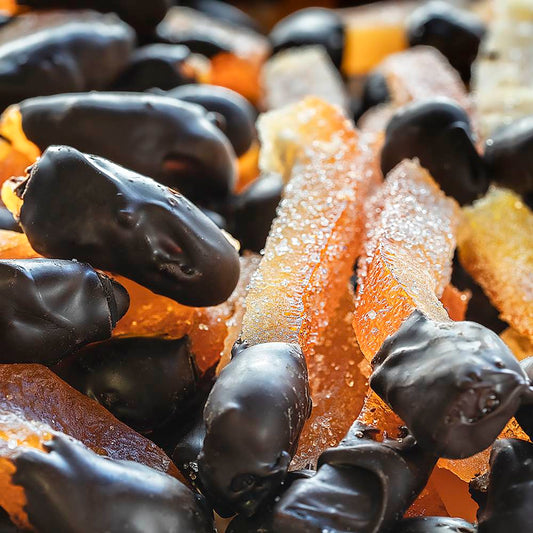 Dark Chocolate Coated Orange Candy - TurkishTaste.com