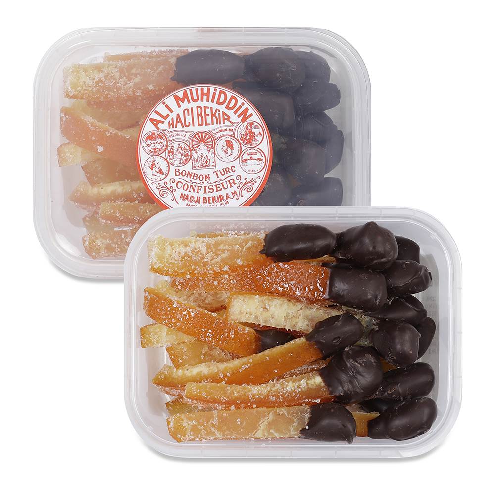 Dark Chocolate Coated Orange Candy - TurkishTaste.com