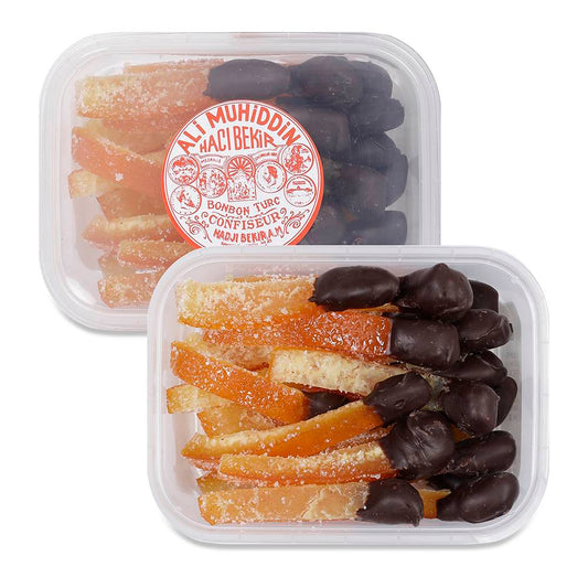 Dark Chocolate Coated Orange Candy - TurkishTaste.com