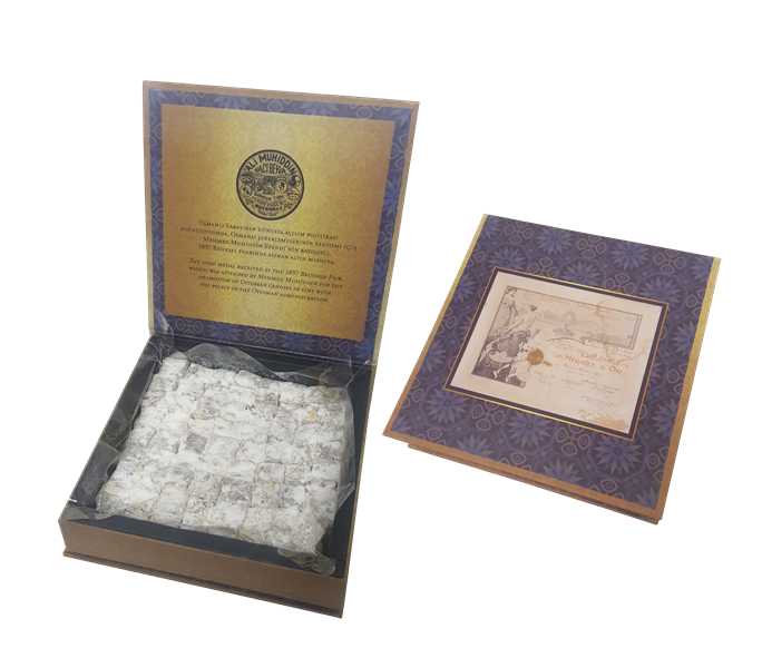 Turkish Delight with Extra Pistachio - TurkishTaste.com
