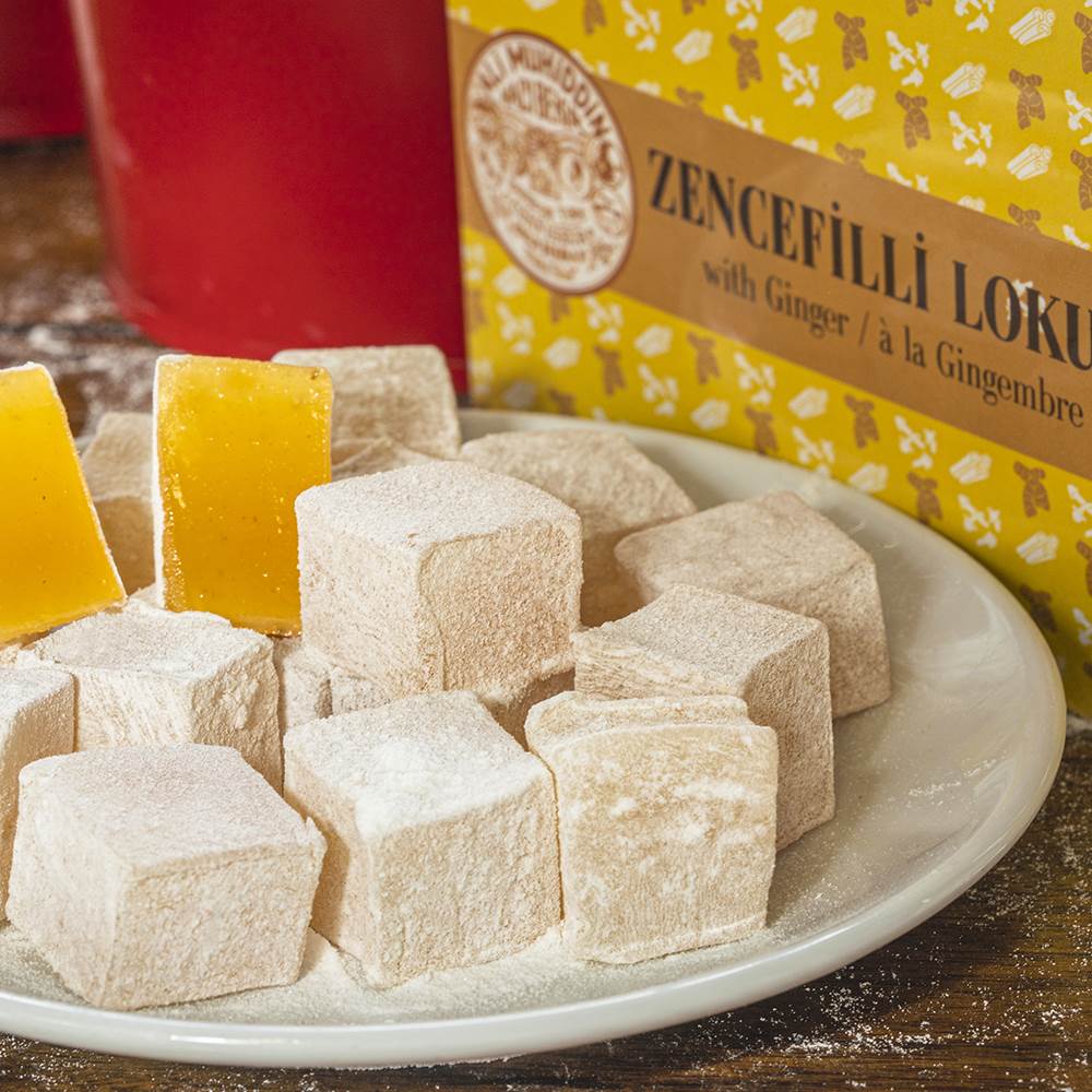 Turkish Delight with Ginger - TurkishTaste.com