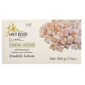 Turkish Delight with Hazelnut - TurkishTaste.com