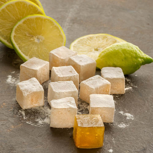 Turkish Delight with Lemon Flavored - TurkishTaste.com