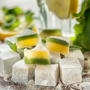 Turkish Delight with Mint and Lemon Flavored - TurkishTaste.com