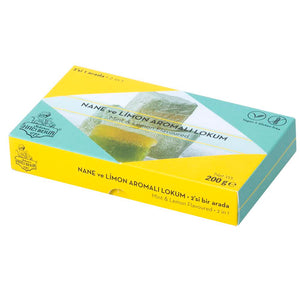 Turkish Delight with Mint and Lemon Flavored - TurkishTaste.com