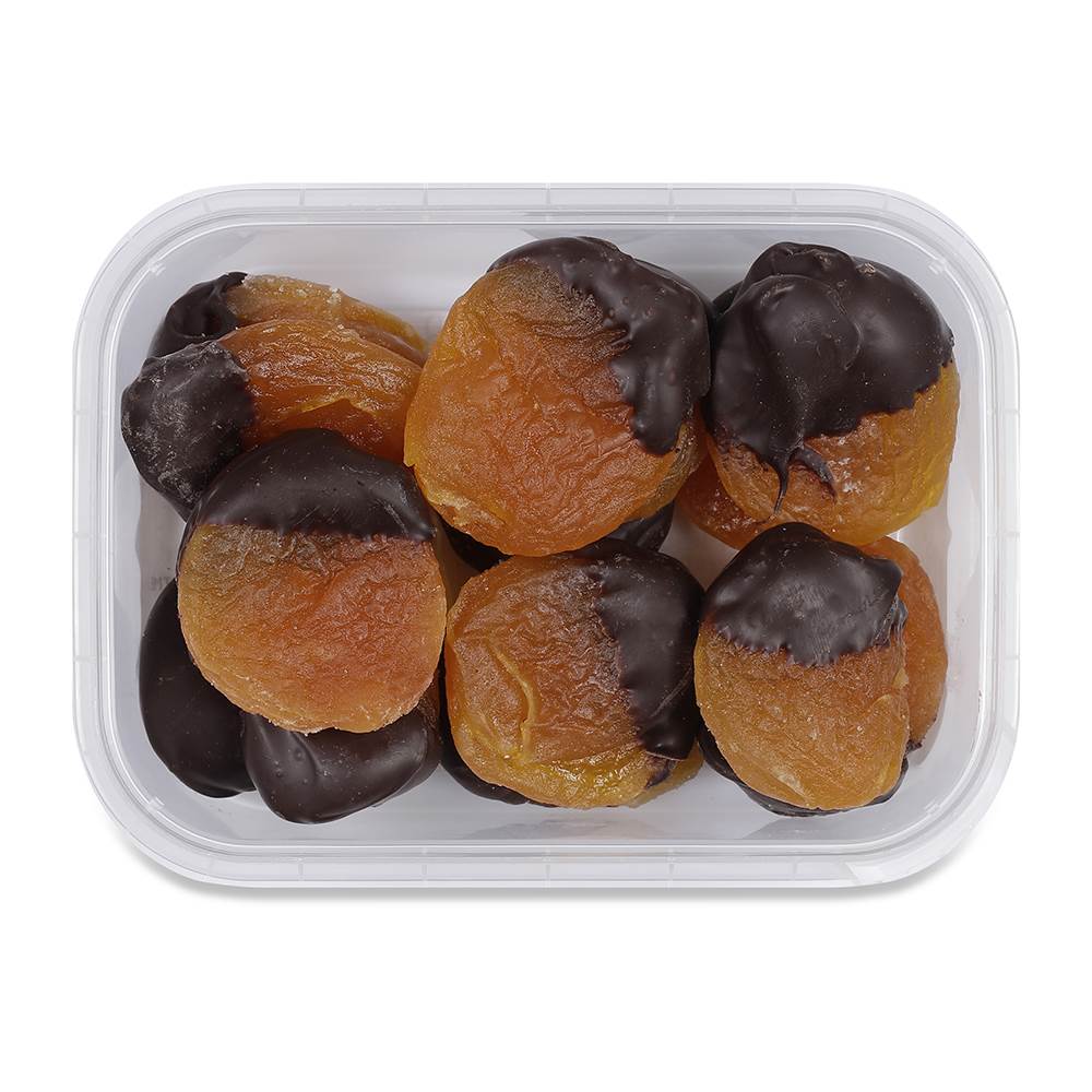 Dark Chocolate Coated Apricot Candy - TurkishTaste.com