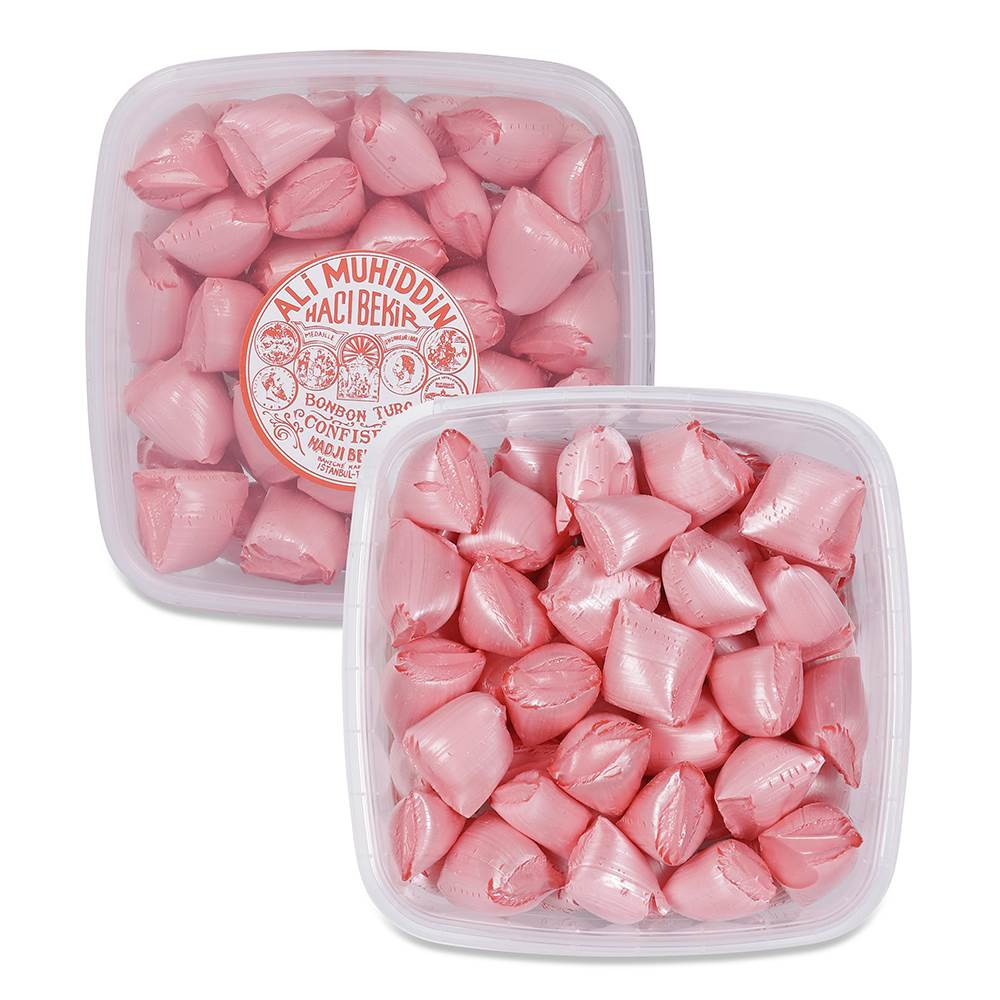 Strawberry Flavored Turkish Akide Candy - TurkishTaste.com