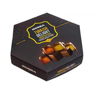 Turkish Delight Lemon and Orange Flavored Chocolate Coated - TurkishTaste.com