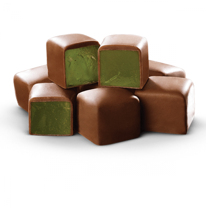 Turkish Delight Mint Flavored Chocolate coated - TurkishTaste.com