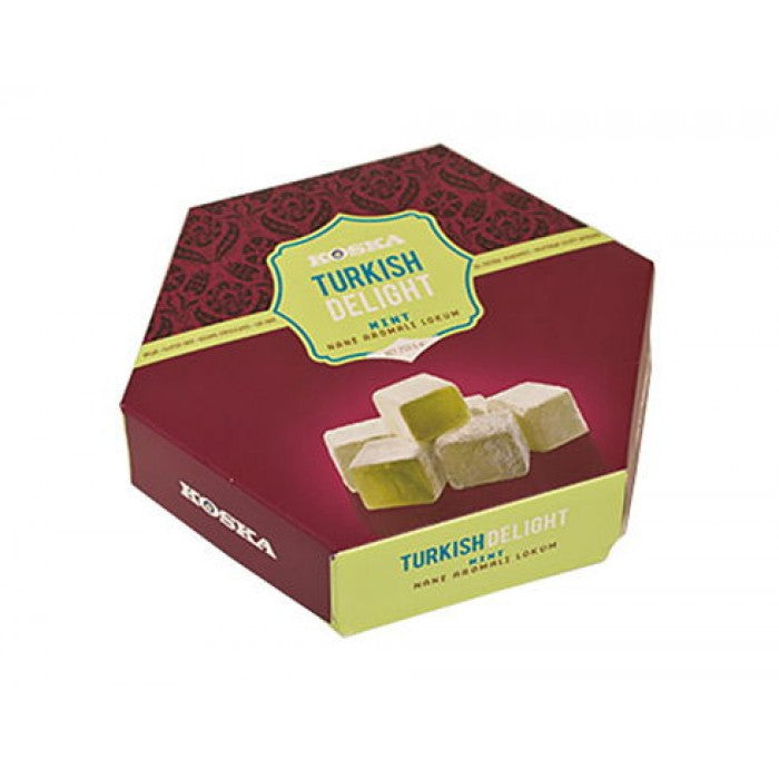 Turkish Delight with Mint Flavored - TurkishTaste.com