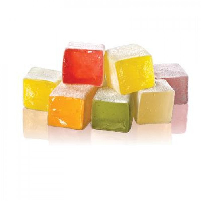Turkish Delight with Mixed Fruit Flavored - TurkishTaste.com