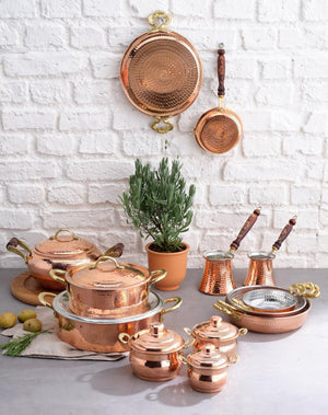 Handmade Copper Saucepan (Guvec)