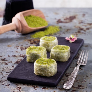 Palace Baklava with Pistachio - TurkishTaste.com