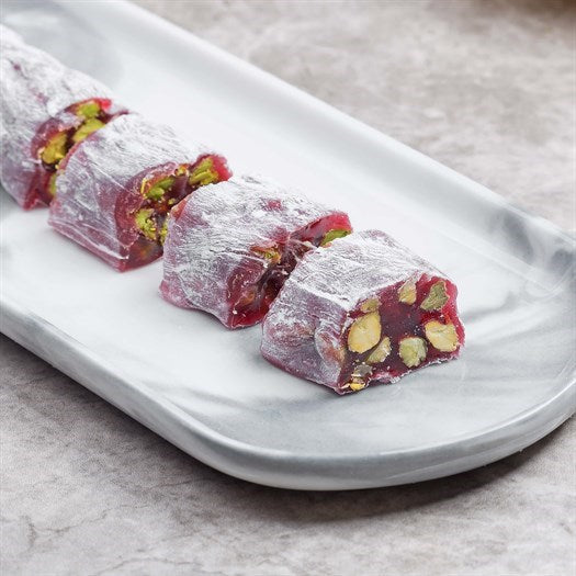 Pomegranate Pistachio Turkish Delight - TurkishTaste.com