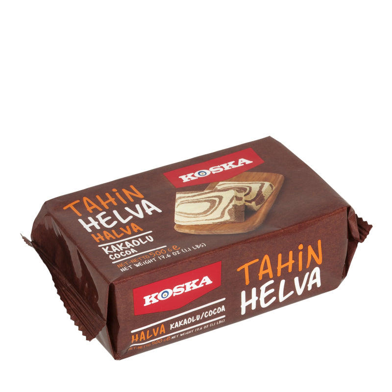 Turkish Tahini Halva Chocolate Flavored