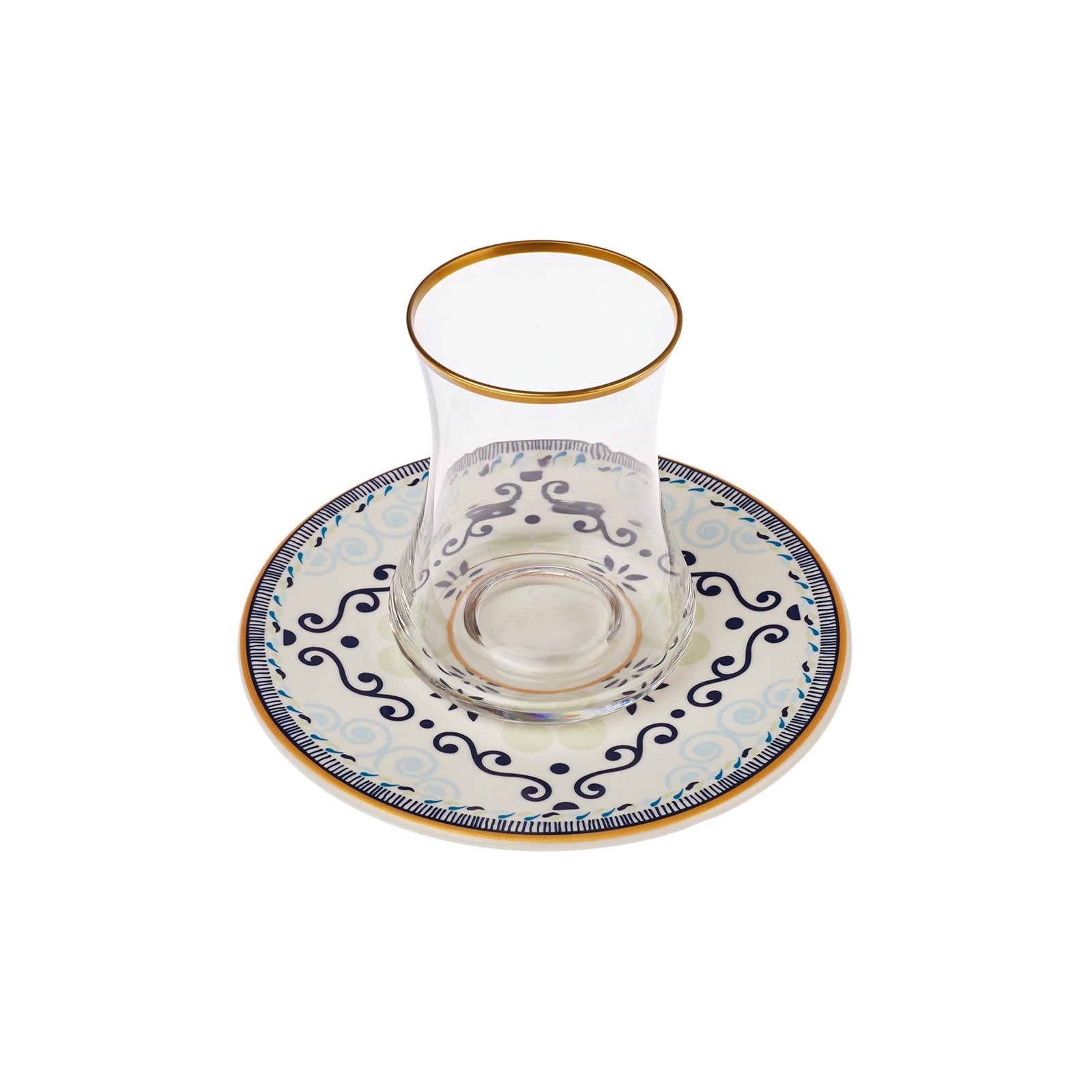 Turkish Tea Cup Set - Seljuq Design
