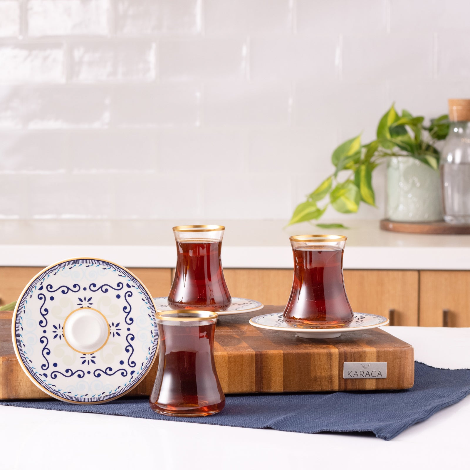 Modern Style Glass Tea Set